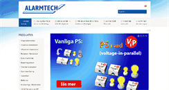 Desktop Screenshot of alarmtech.se