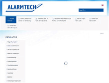 Tablet Screenshot of alarmtech.se